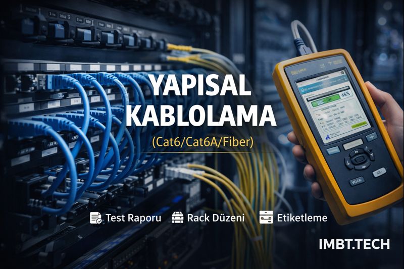 Yapısal Kablolama Sistemleri (Cat6/Cat6A/Fiber)